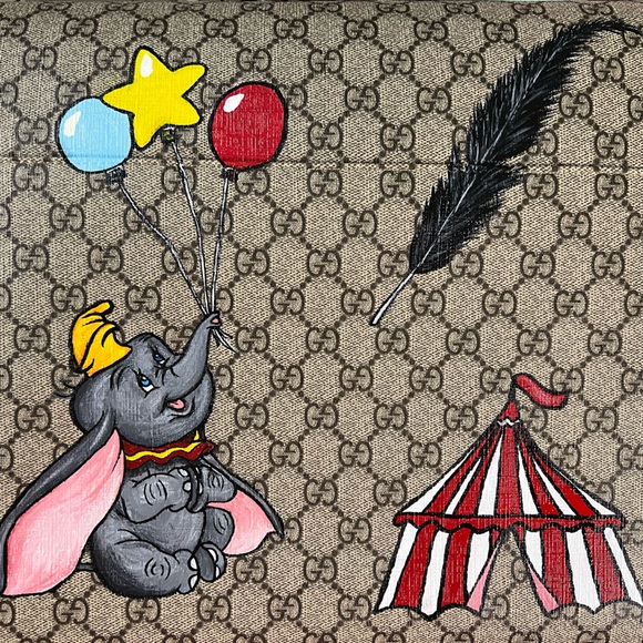 Custom painted luxury handbags - Gucci, Louis Vuitton - Picture 2 of 7